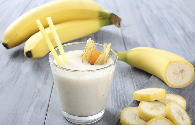 банан и молоко для похудения